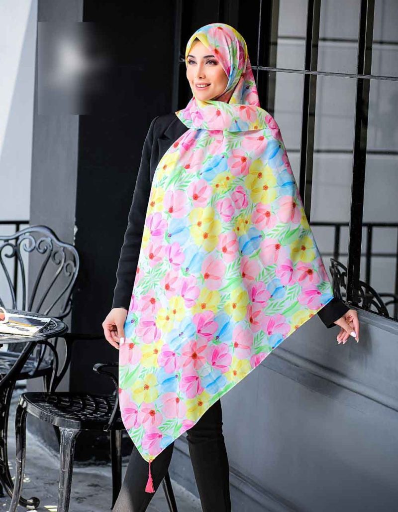 روسری نخی اسپان منگوله دار کد 26175 - Image 1