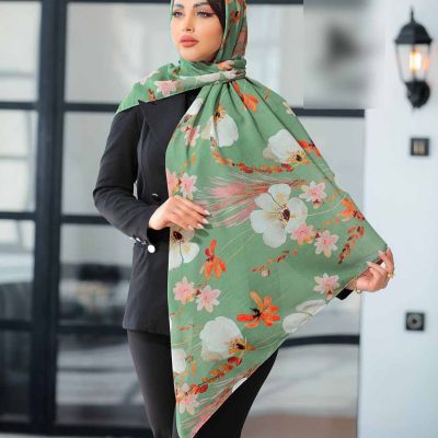 روسری نخی اسپان منگوله دار کد 26176