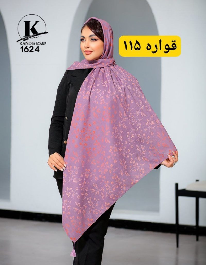 روسری نخی اسپان منگوله دار کد 26179 - Image 1