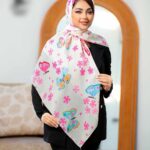 روسری نخی اسپان منگوله دار کد 26180