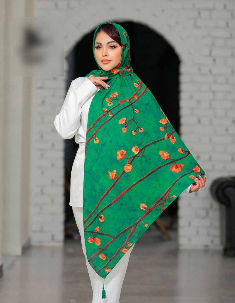 روسری نخی اسپان منگوله دار کد 26181 - Image 1