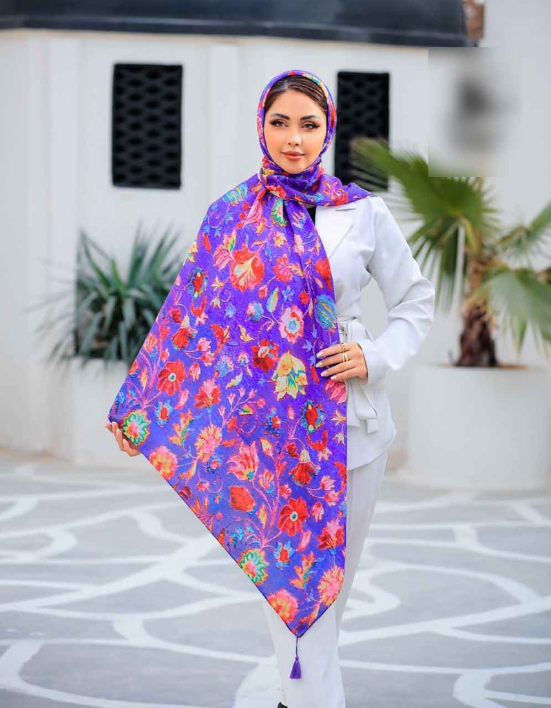 26182 روسری نخی اسپان منگوله دار کد 21111111111111 - Image 1