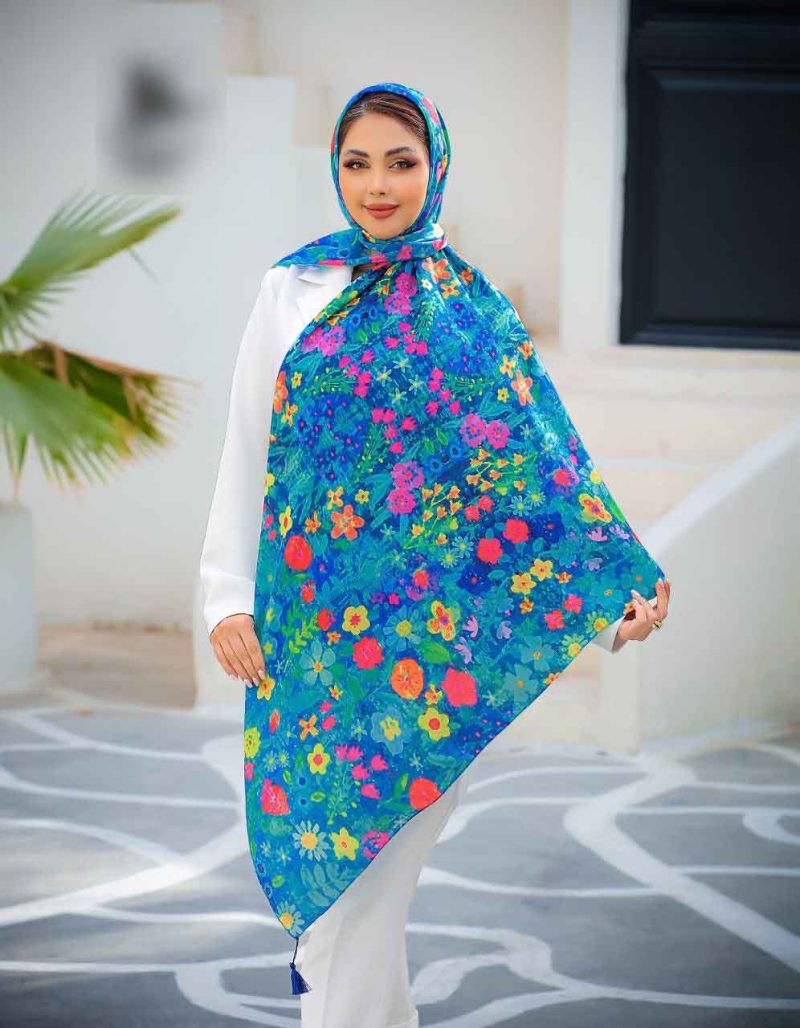 روسری نخی اسپان منگوله دار کد 26186 - Image 1