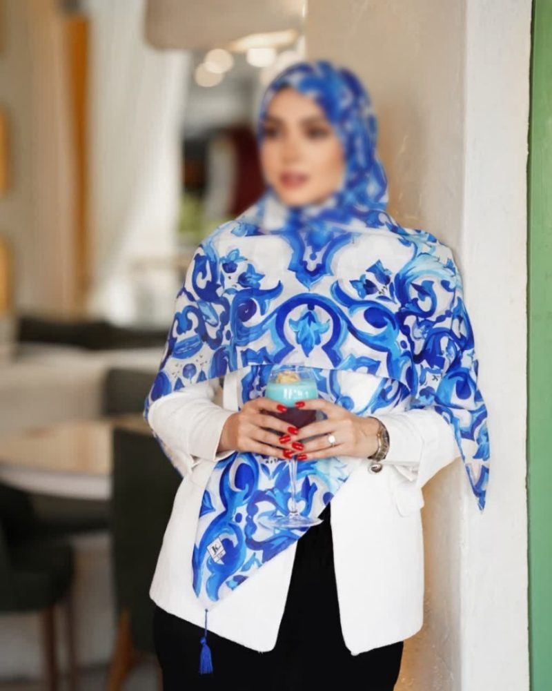 26189 روسری نخی اسپان منگوله دار کد 26189 - Image 1