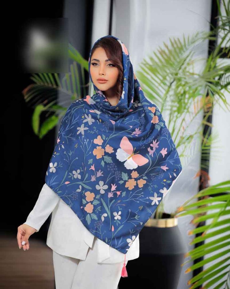 روسری نخی اسپان منگوله دار کد 26191 - Image 1