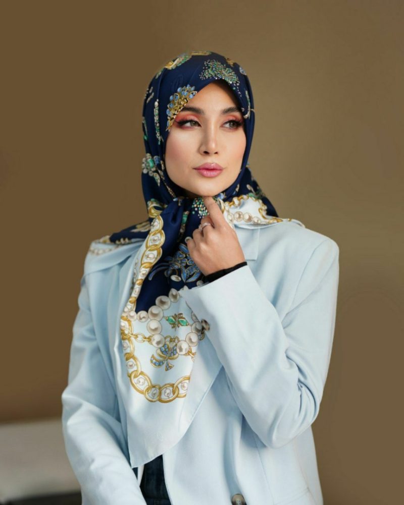 روسری ژاکارد ابریشم کد 26198 - Image 1