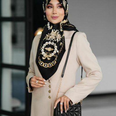 روسری ژاکارد ابریشم کد 26200