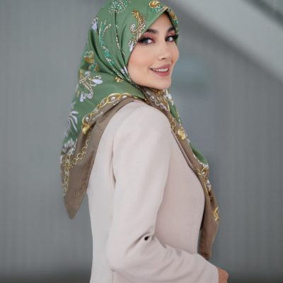 روسری ژاکارد ابریشم کد 26201