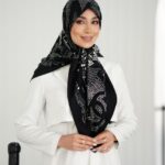 روسری ابریشم ژاکارد کد 26203