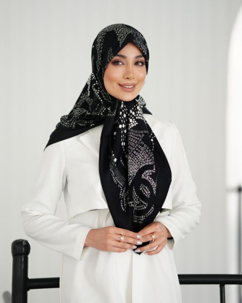 روسری ابریشم ژاکارد کد 26203 - Image 1