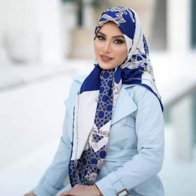 روسری ابریشم ژاکارد کد 26211