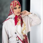 روسری ابریشم ژاکارد کد 26212
