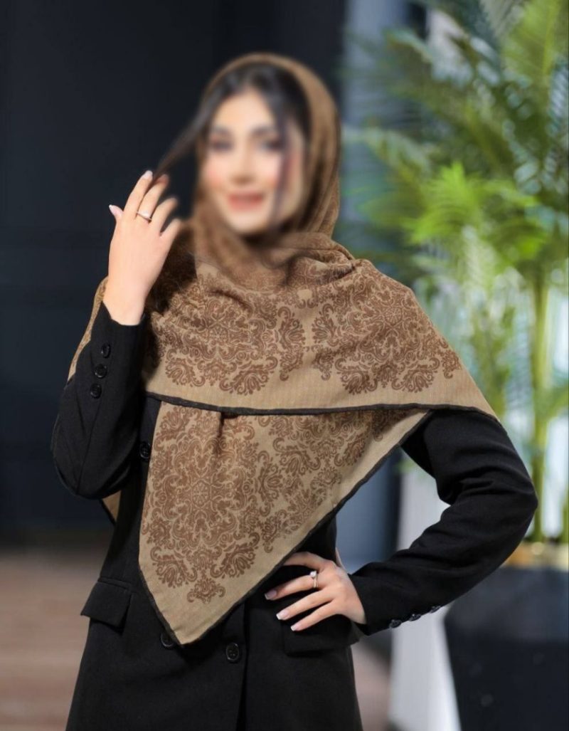 26221 روسری نخی اسپان منگوله دار کد 26221 - Image 1