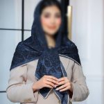 روسری نخی اسپان منگوله دار کد 26222
