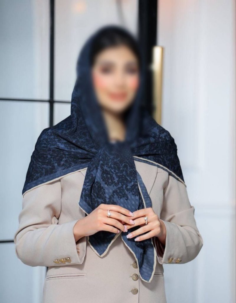 روسری نخی اسپان منگوله دار کد 26222 - Image 1