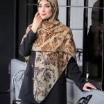 روسری نخی اسپان منگوله دار کد 26228