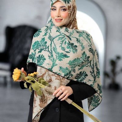 روسری نخی اسپان منگوله دار کد 26230