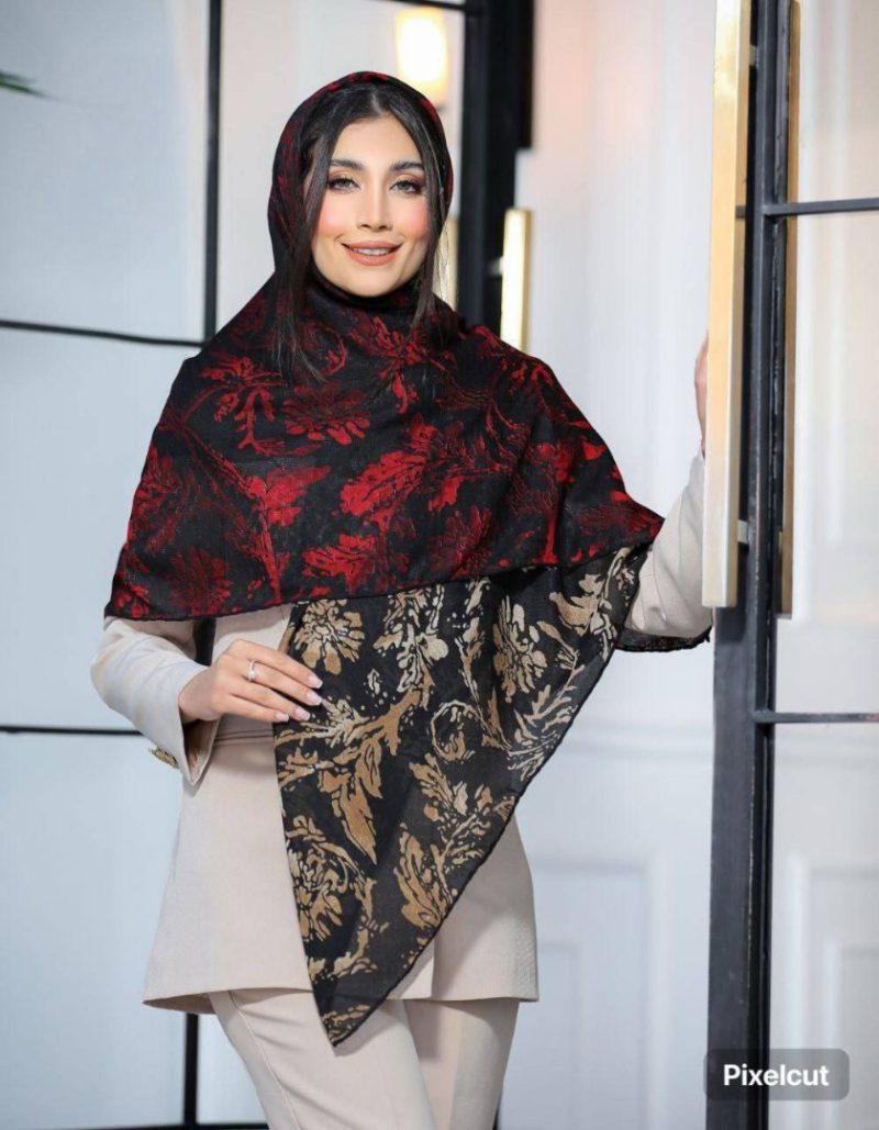 روسری نخی اسپان منگوله دار کد 26231 - Image 1