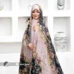 چادر رنگی کرپ حریر کد 30940