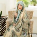 چادر رنگی کرپ حریر کد 30946