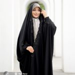 چادر مشکی عربی گلدوزی شده کد 3216