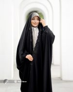 چادر مشکی عربی گلدوزی شده کد 3216