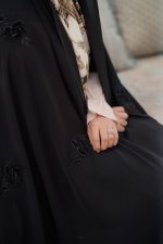 چادر مشکی سنتی گلدوزی شده کد 3234 - Image 2