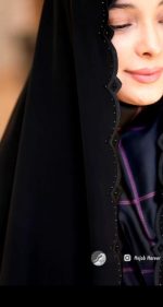 چادر مشکی سنتی گلدوزی شده کد 3237 - Image 2