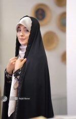 چادر مشکی سنتی گلدوزی شده کد 3238 - Image 3