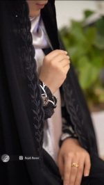 چادر مشکی سنتی گلدوزی شده کد 3238