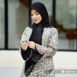 مانتو ژاکارد مجلسی کد 40224
