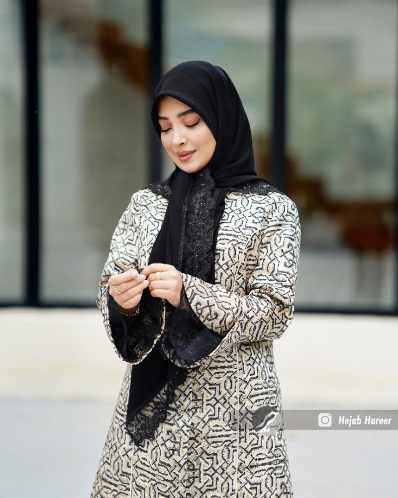 مانتو ژاکارد مجلسی کد 40224 - Image 1