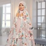 چادر سیلک اندونزی سه بعدی کد 6113