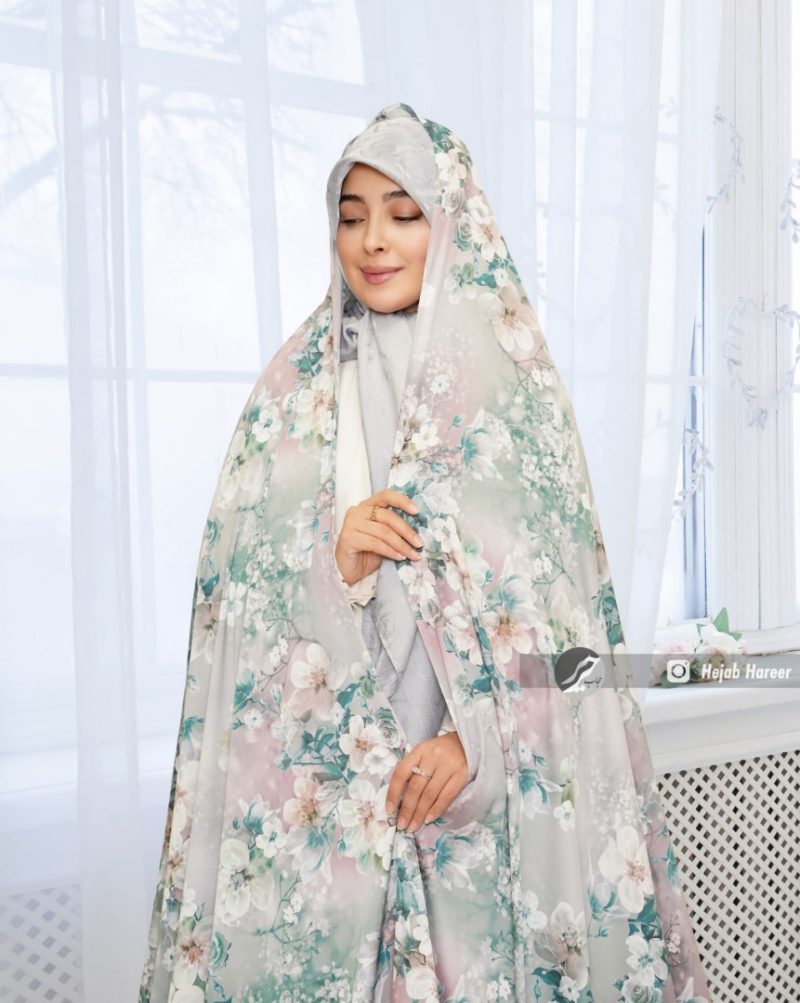 6114-3 چادر سیلک اندونزی سه بعدی کد 6114 - Image 1