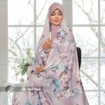 چادر سیلک اندونزی سه بعدی کد 6115