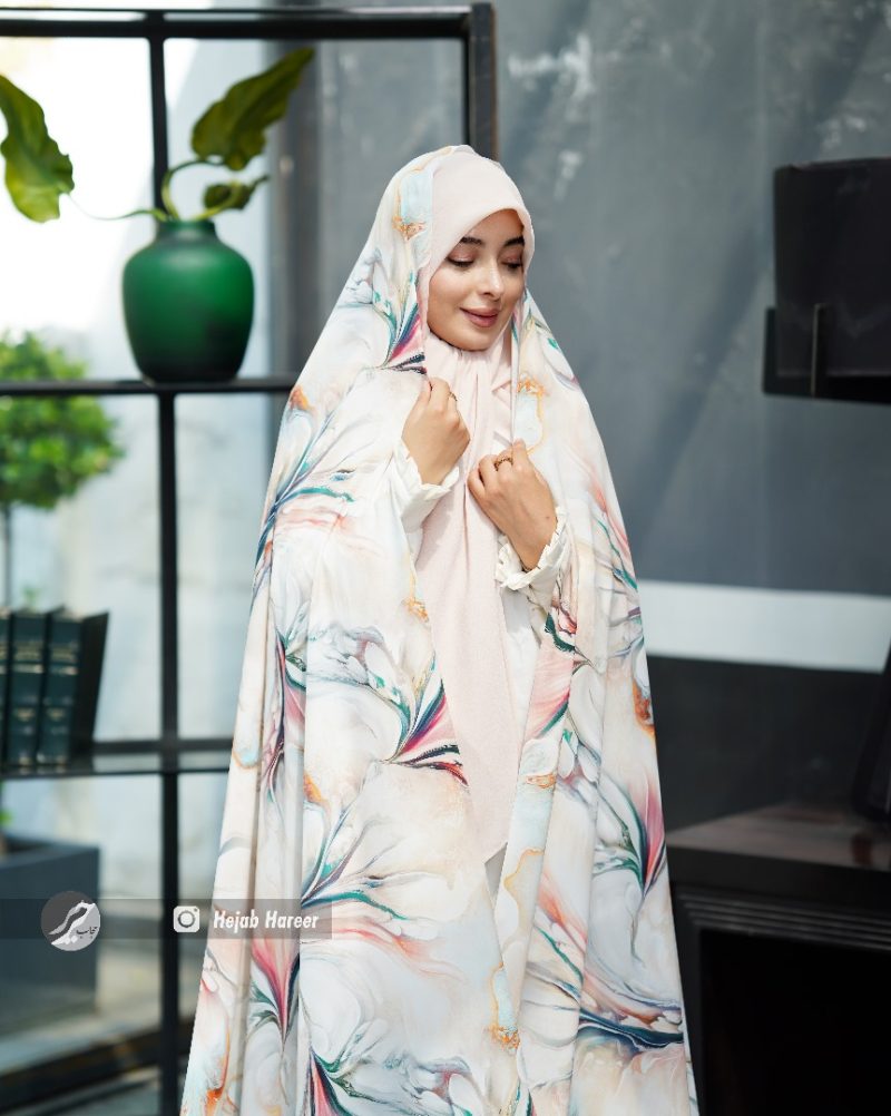 6116-2 چادر رنگی سیلک اندونزی کد 6116 - Image 1