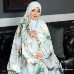 چادر رنگی سیلک اندونزی کد 6117