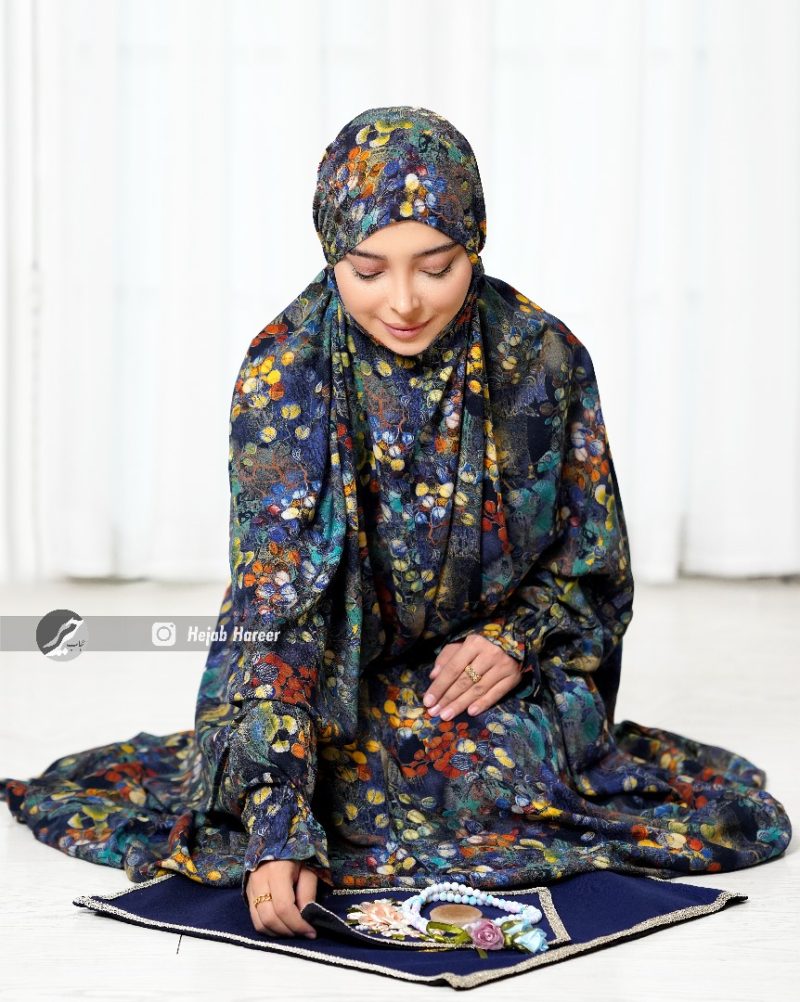 7192 چادر نماز کیسه ای کد 1687 - Image 1