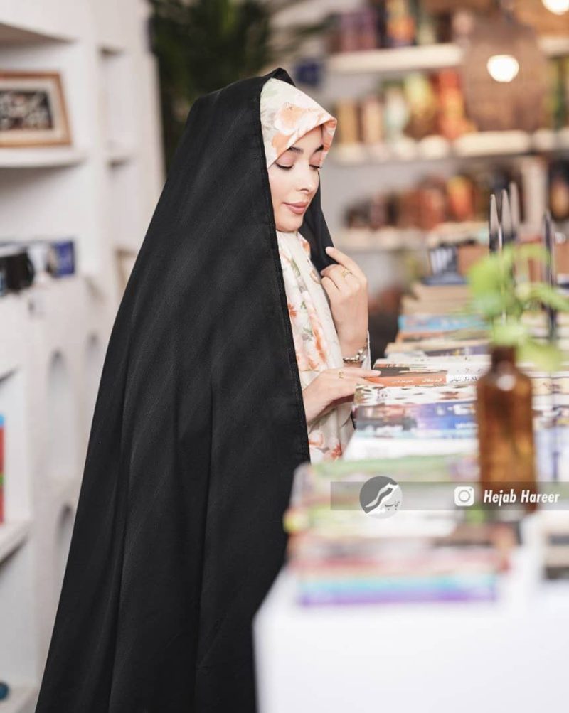 چادر مشکی طرحدار ایرانی کد 9327 - Image 1