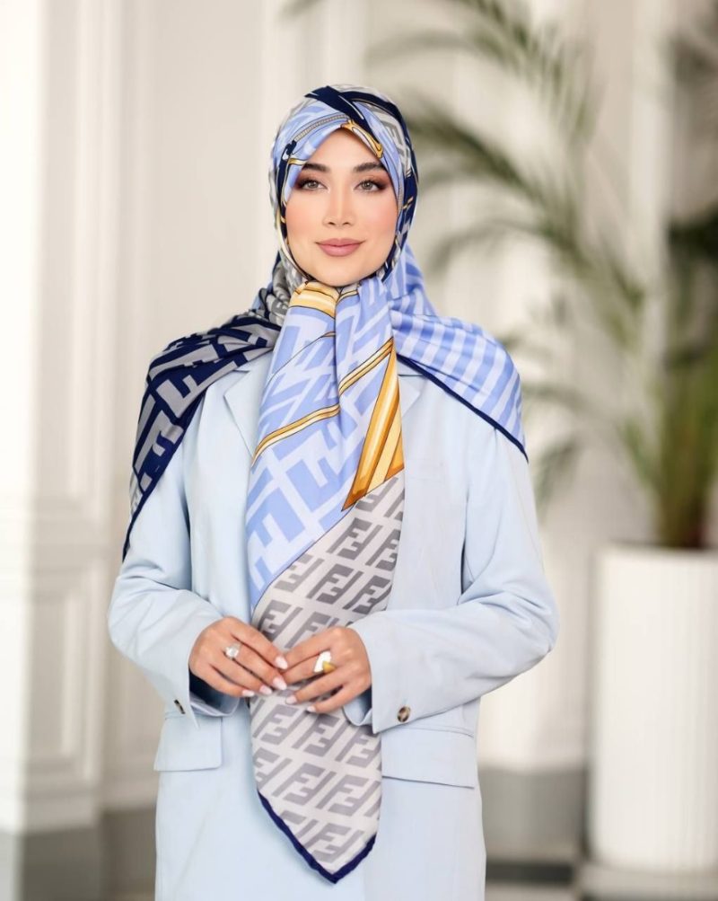 26234 روسری ابریشم تویل کد 26234 - Image 1