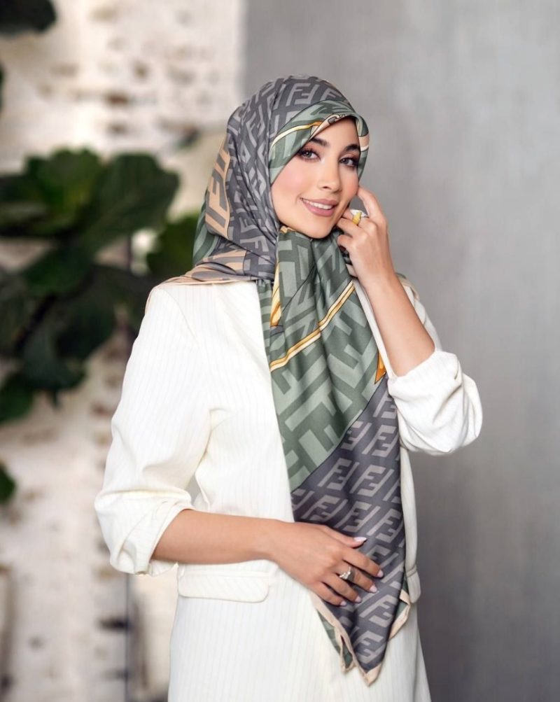 روسری ابریشم تویل کد 26235 - Image 1