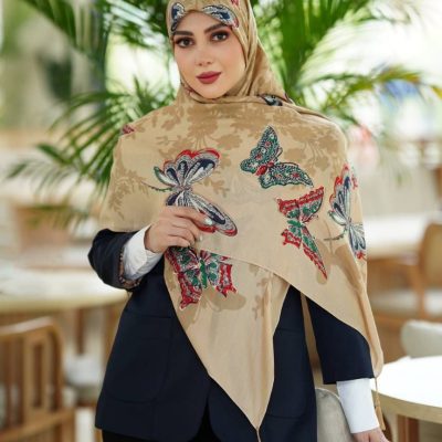 روسری نخی سیااسکارف کد 26236