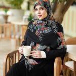 روسری نخی سیااسکارف کد 26239