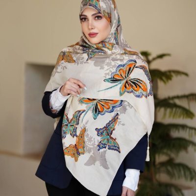 روسری نخی سیااسکارف کد 26241