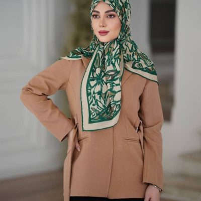 روسری نخی گارزا ژاکارد کد ۲۶۲60