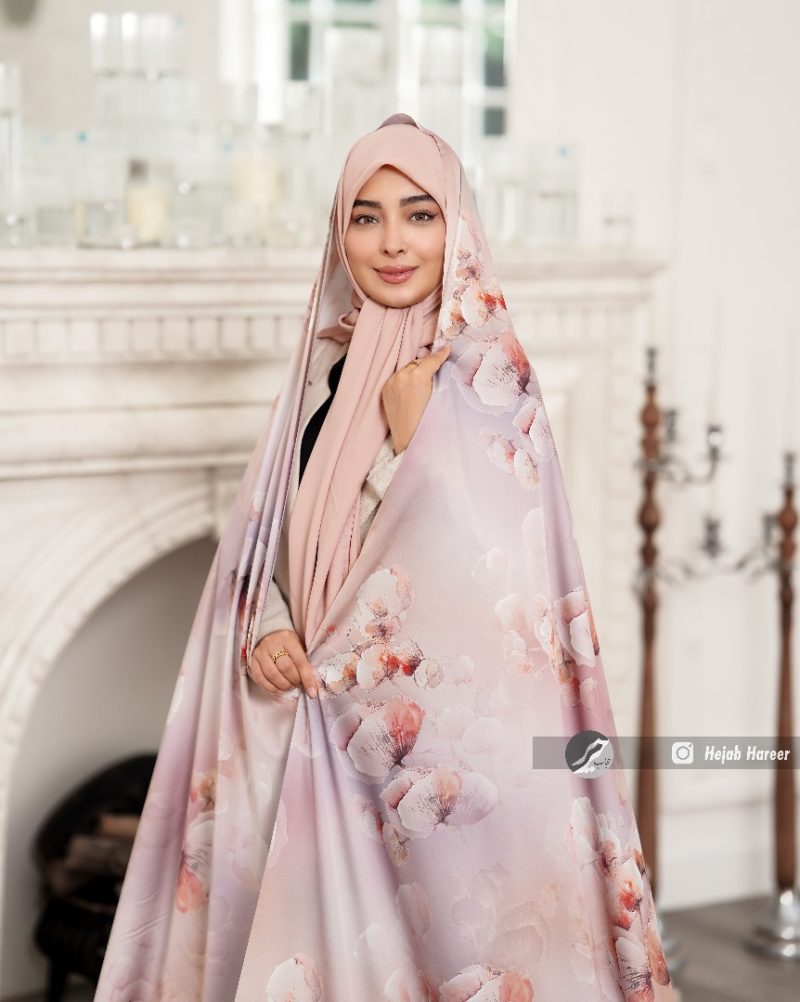 چادر رنگی سیلک ابریشم اندونزی کد 6133 - Image 1