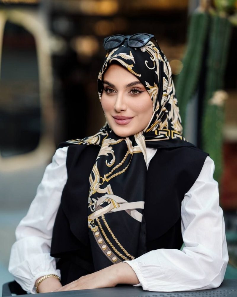 2736 روسری ابریشم تویل کد 2736 - Image 1