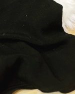 روسری مشکی نگین دار کد 2749 - Image 2