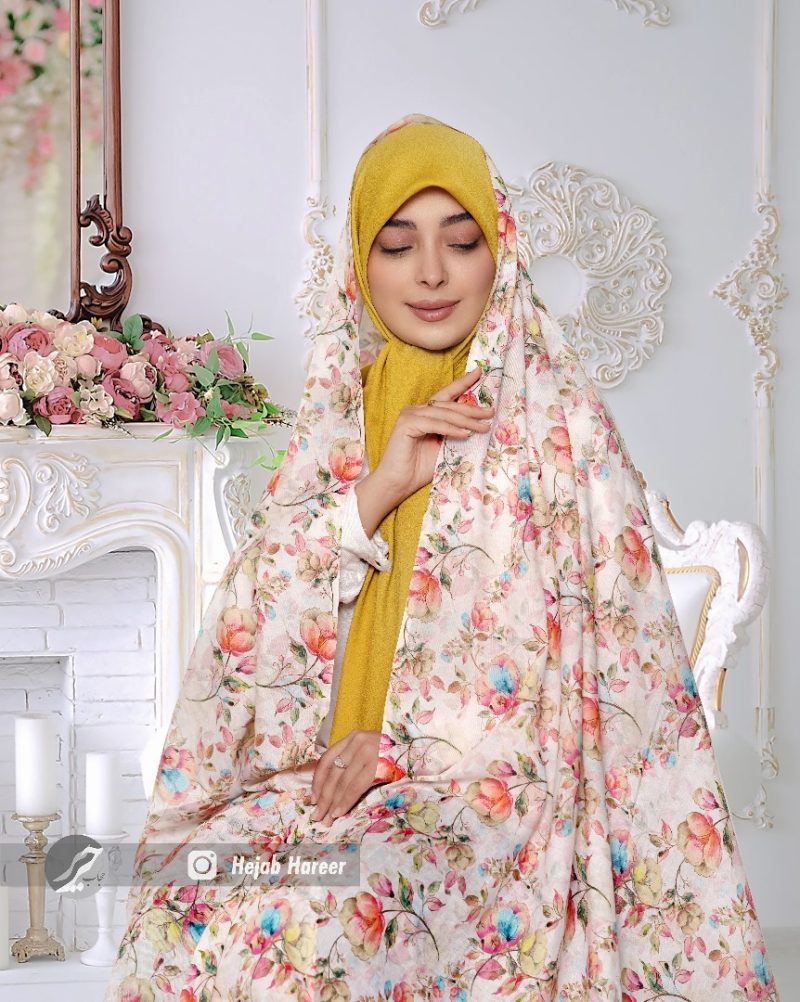 6138-2 چادر رنگی وال نخ کد 6138 - Image 1