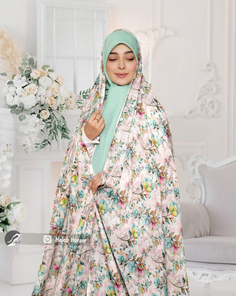 6141-2 چادر رنگی وال نخ کد 6141 - Image 1